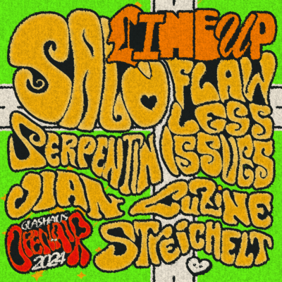 LineUp: Salò, Flawless Issues, Serpentin, vian, Luzine und Streichelt